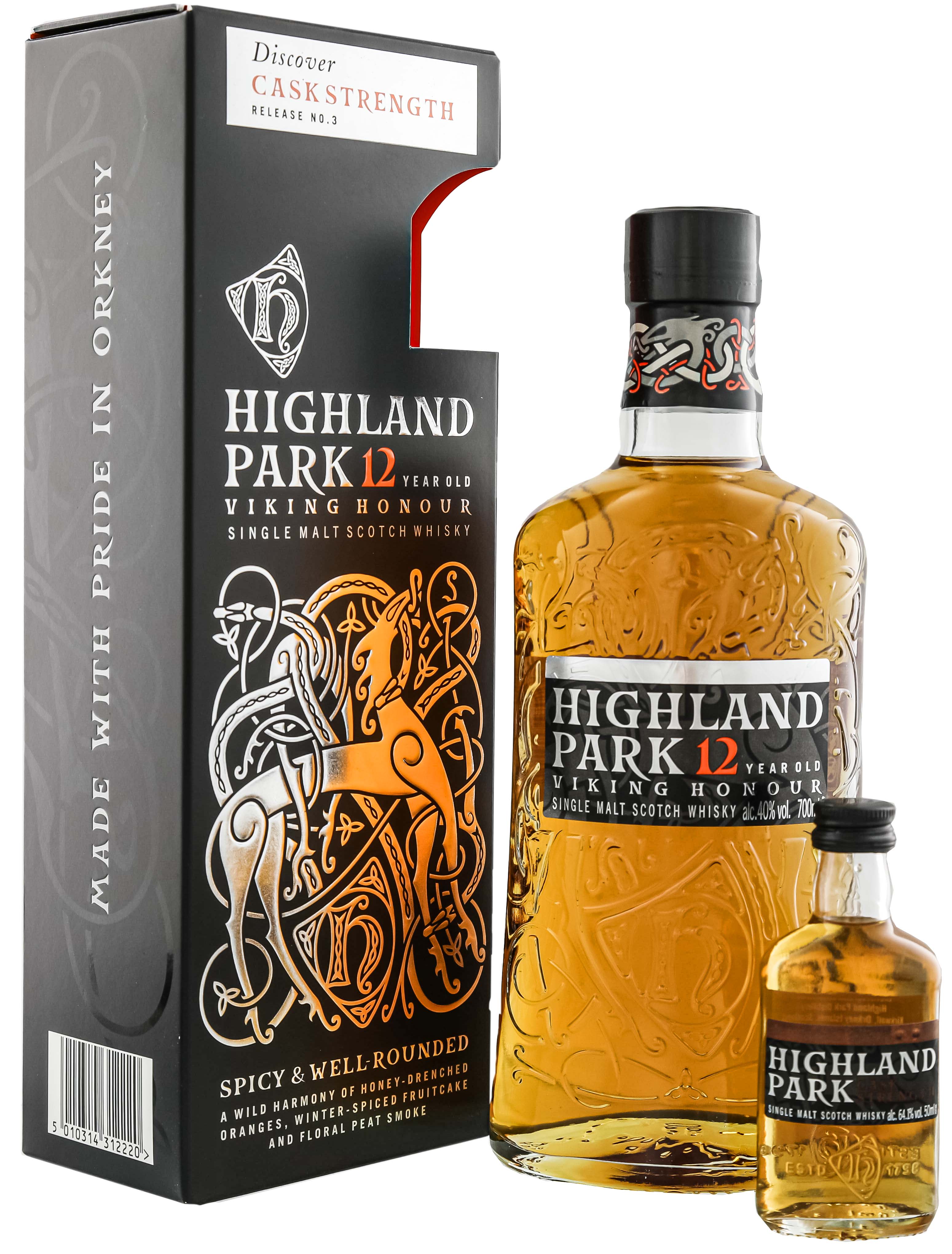 Highland Park 12YO 0,7L + Miniatures 0,05L Cask Strength -GB-