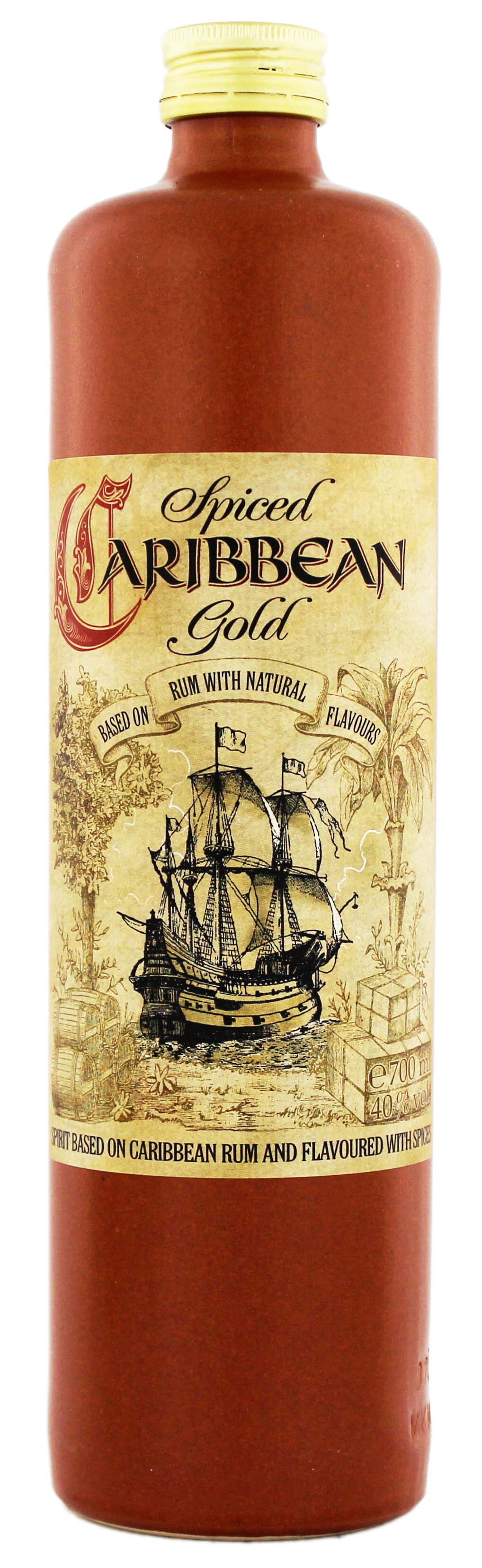 Caribbean Spiced Gold 0,7L -Stein-