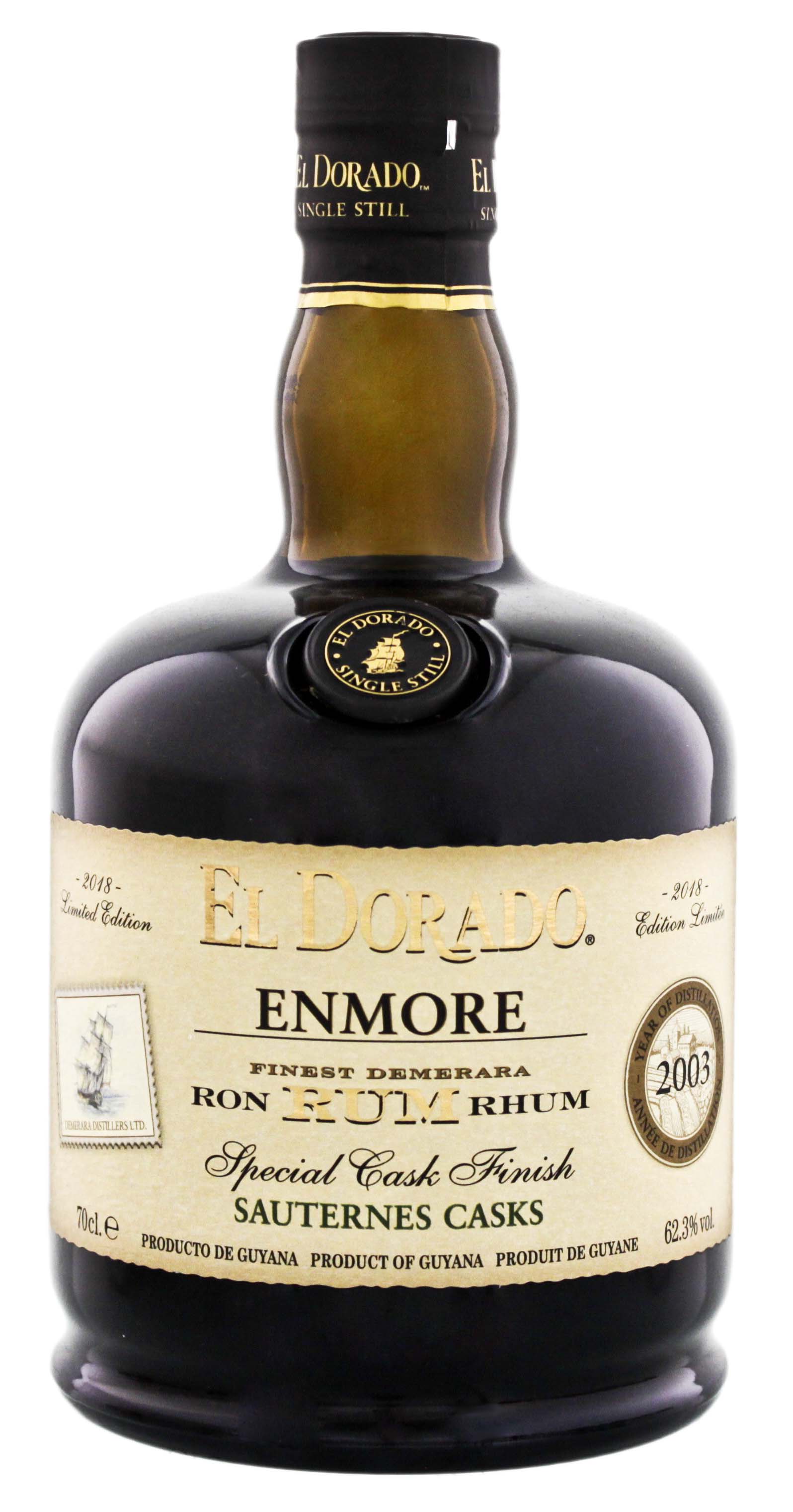 El Dorado Rum Enmore Sauternes Special Cask Finish 2003 Limited Edition 2018 0,7L