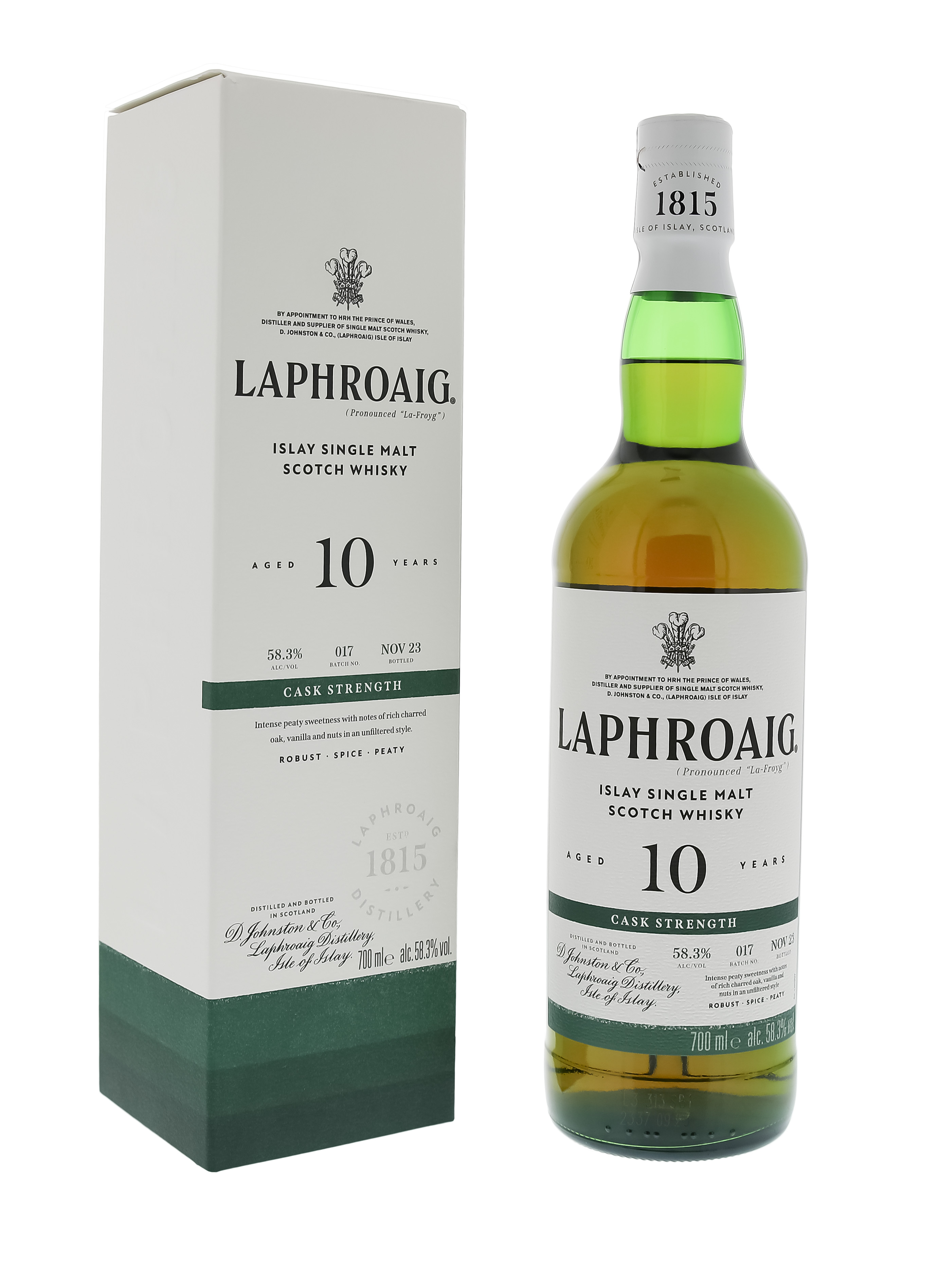 Laphroaig 10YO Cask Strength Batch 17 0,7L -GB-