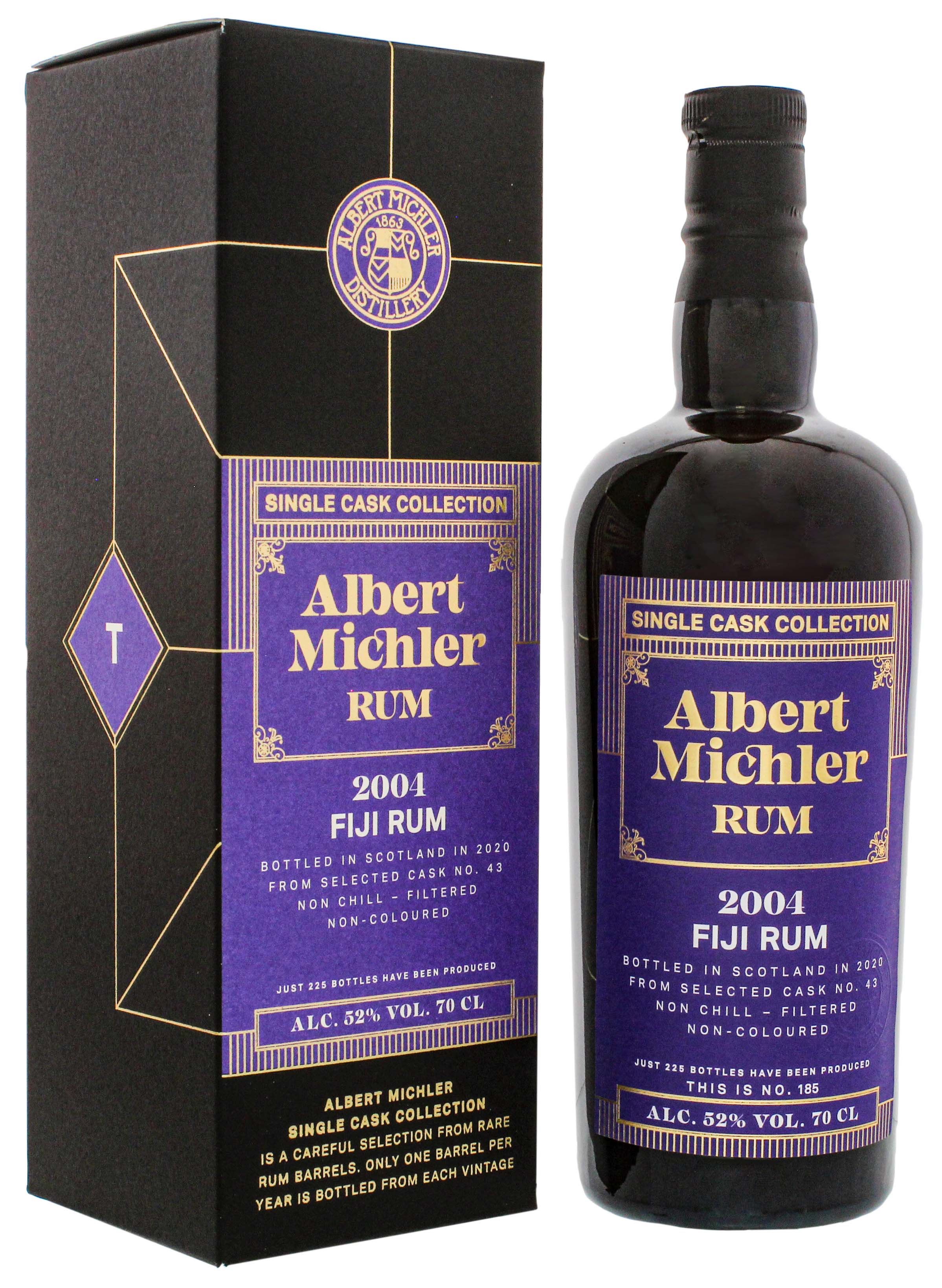 Albert Michler Single Cask Collection Rum Fiji 2004/2020 0,7L -GB-