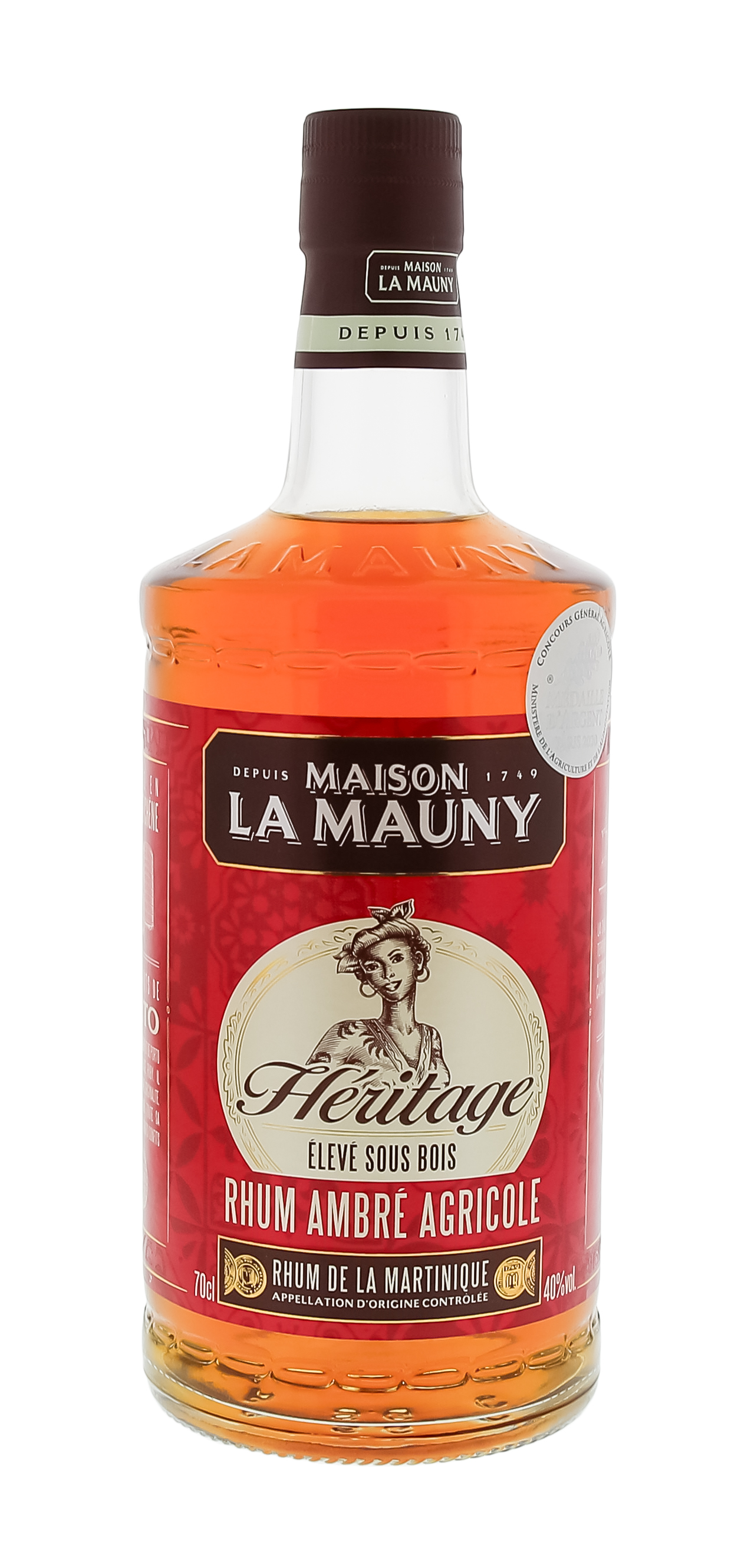 La Mauny Ambre Heritage 1749 0,7L