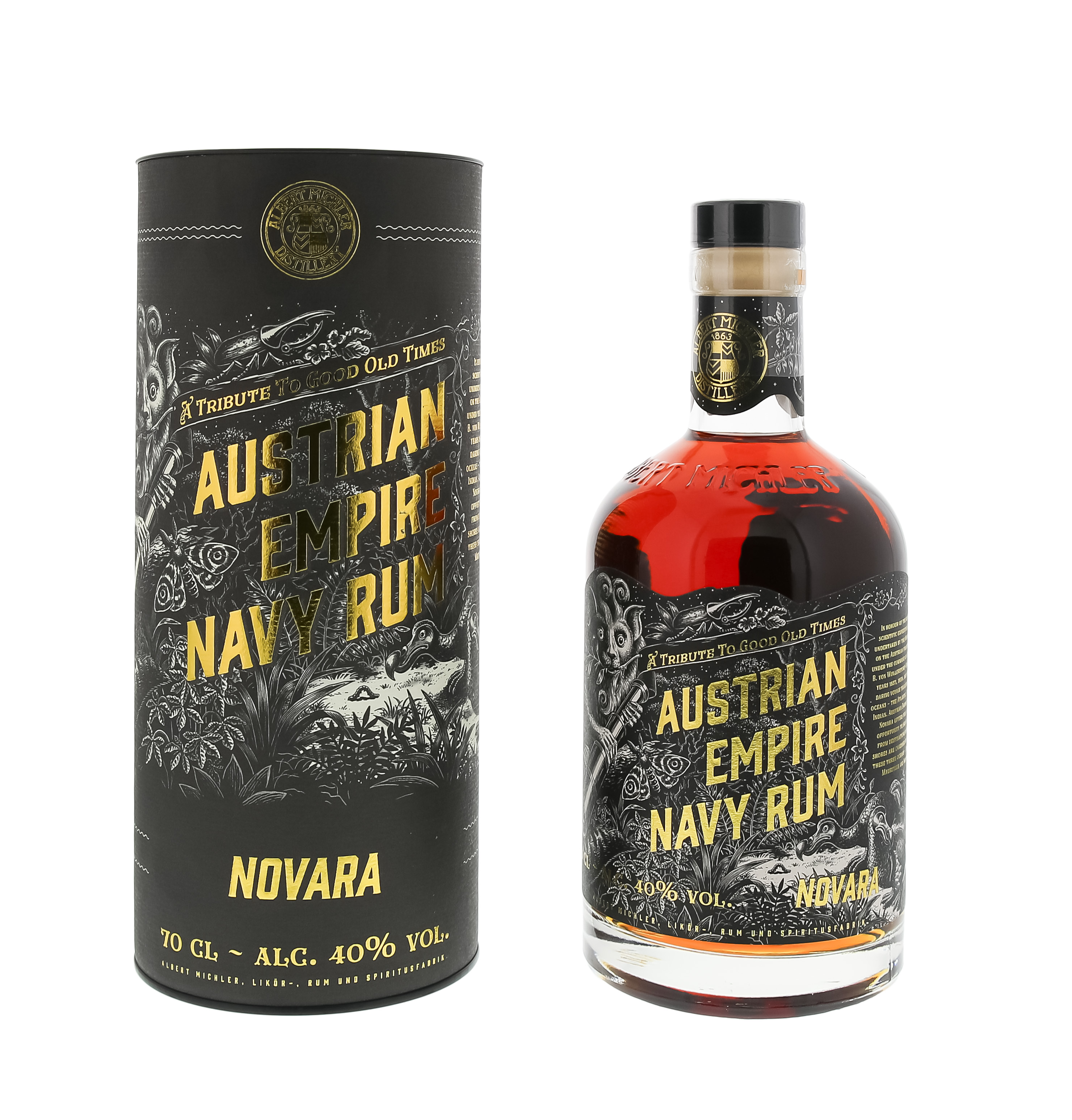 Austrian Empire Navy Novara Rum 0,7L -GB-