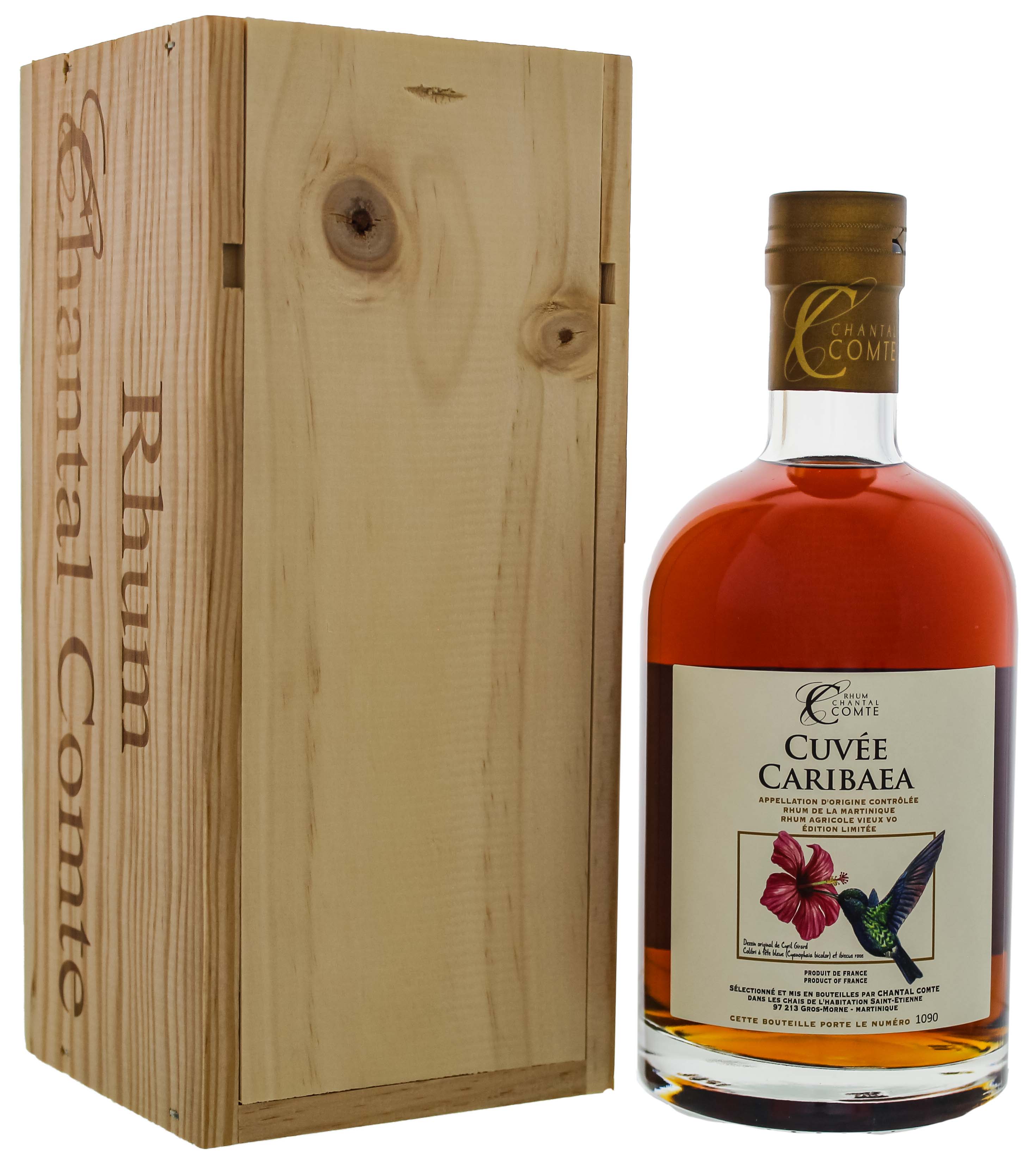 Chantal Comte Cuvee Caribaea Rhum Vieux VO 0,7L -GB-