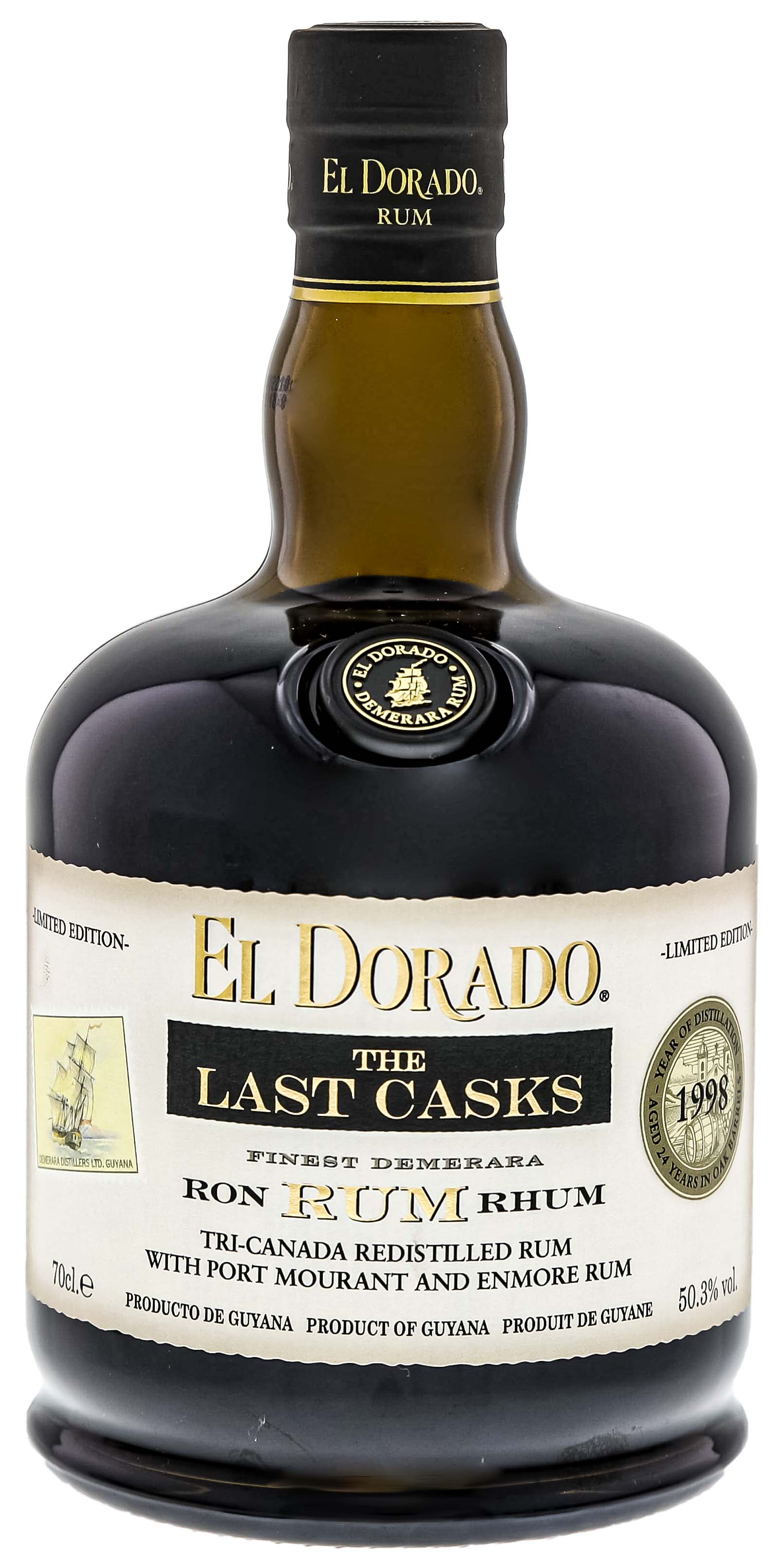 El Dorado The Last Casks 1998/2022 Tri-Canada & Port Mourant & Enmore Black 0,7L