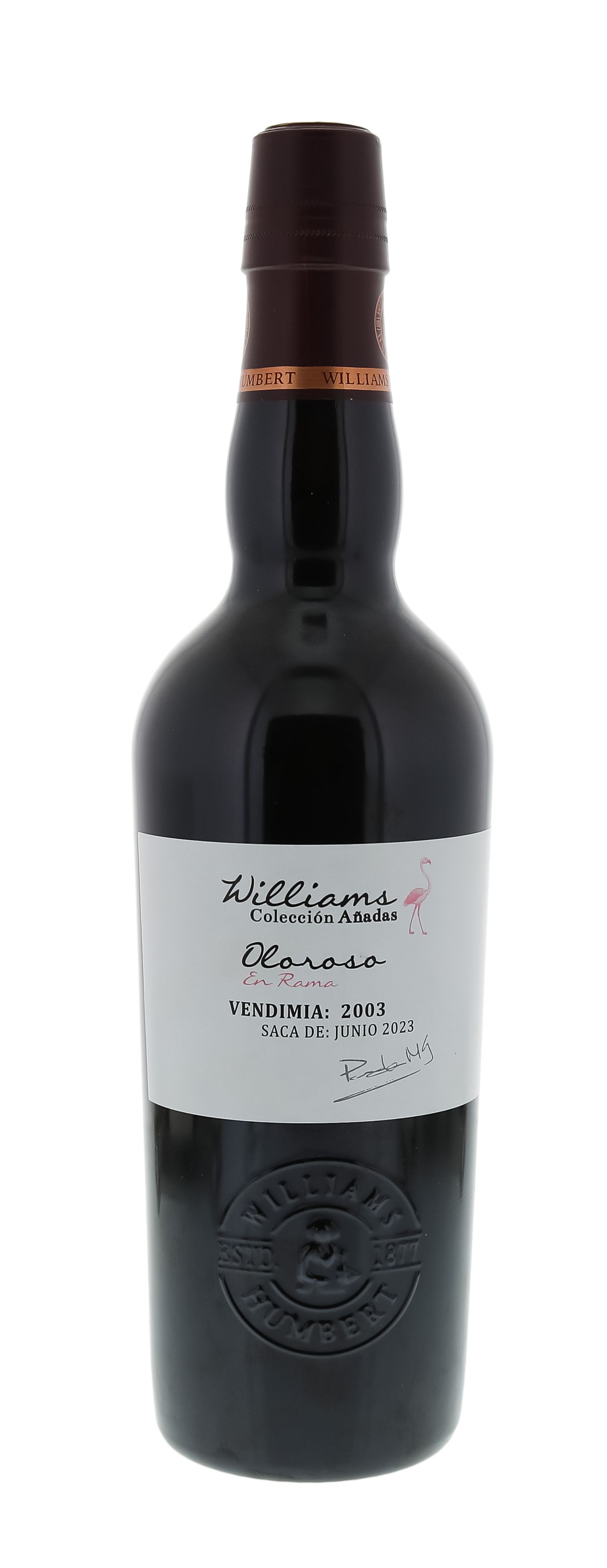 Williams Coleccion Anadas Oloroso En Rama 2003 Sherry 0,5L