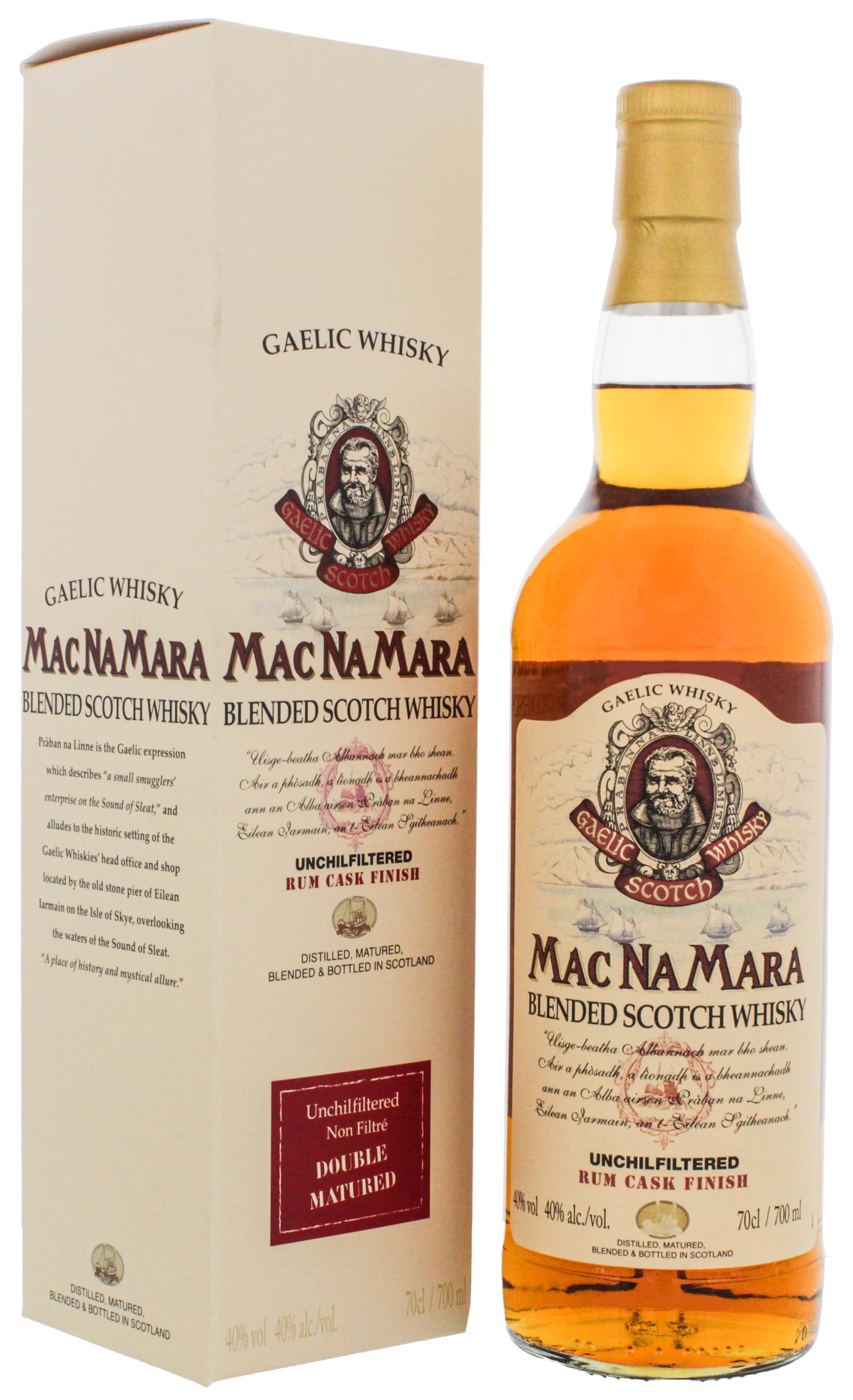 Macnamara Rum Finish Blended Whisky 0,7L -GB-