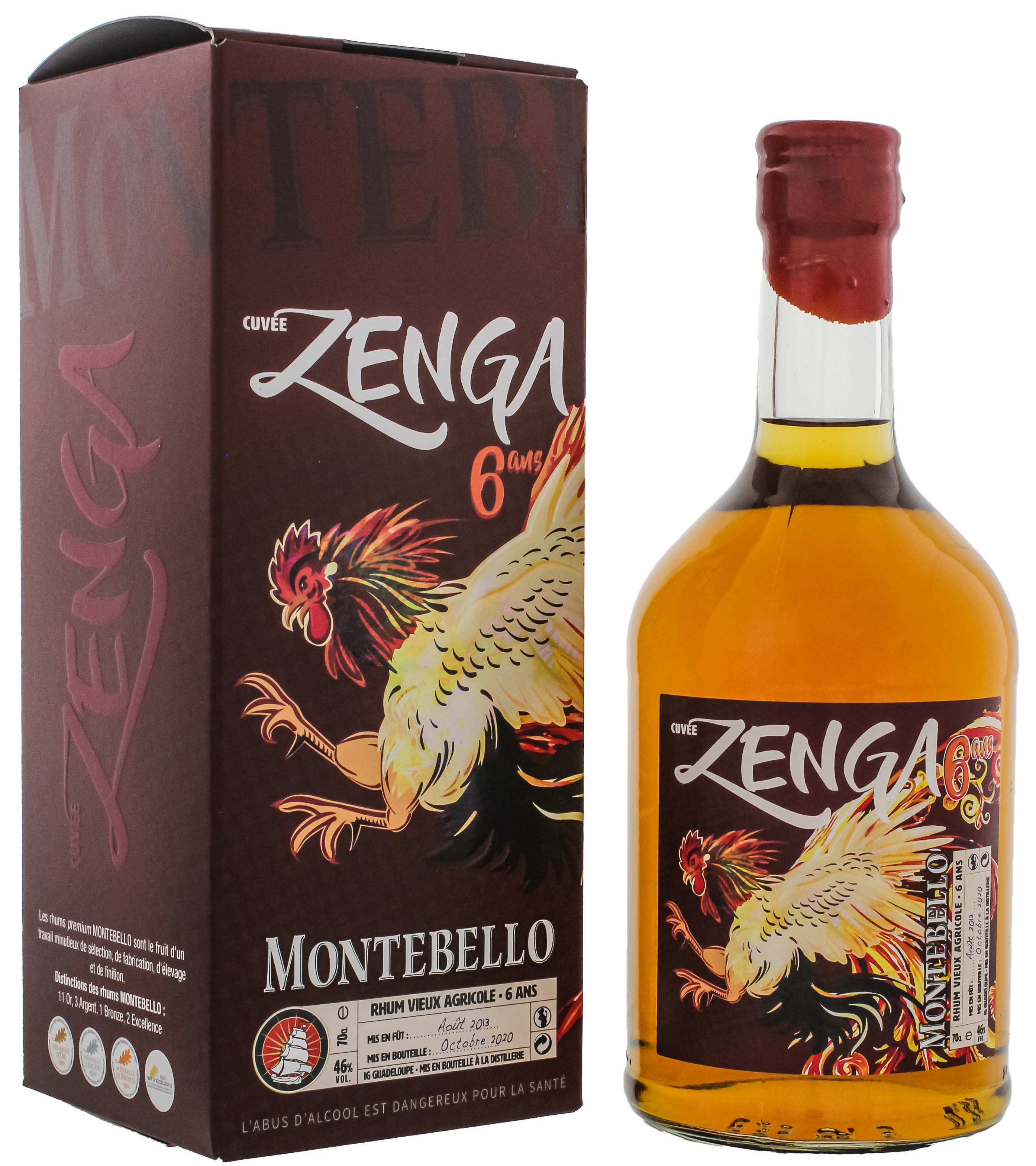 Montebello Cuvee Zenga Vieux Agricole 6YO 0,7L -GB-