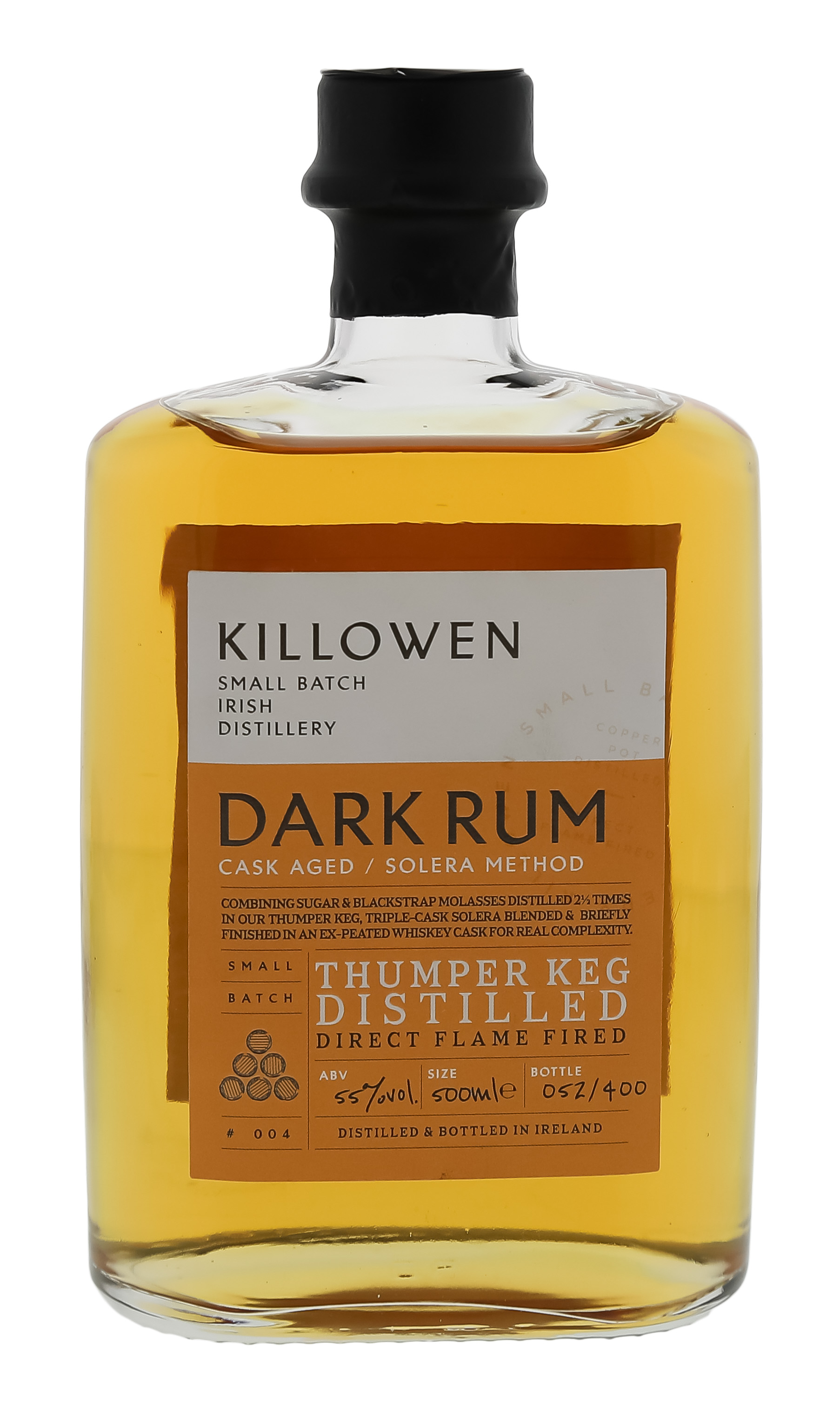 Killowen Solera Cask Aged Dark Rum 0,5L